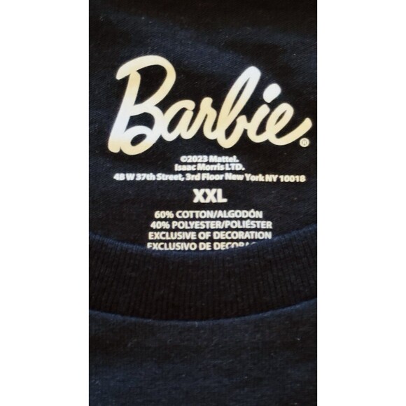 Brand New WOMEN’S PLUS SIZE BARBIE T-SHIRT – SIZE XXL – OFFICIAL MERCHANDISE - Picture 7 of 8